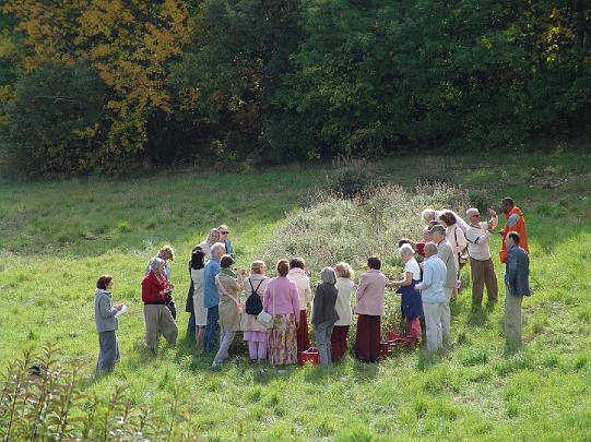 08tour.jpg - A tour of the essential oil making process on a farm in France.