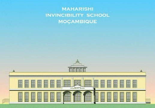 MozambiqueMschool.jpg - Mozambique: Dr Bevan Morris discussed plans for the school in Maputo to eventually have 300 students enrolled. Plans were discussed for the complex that included housing for students, faculty, and Yogic Flying halls.