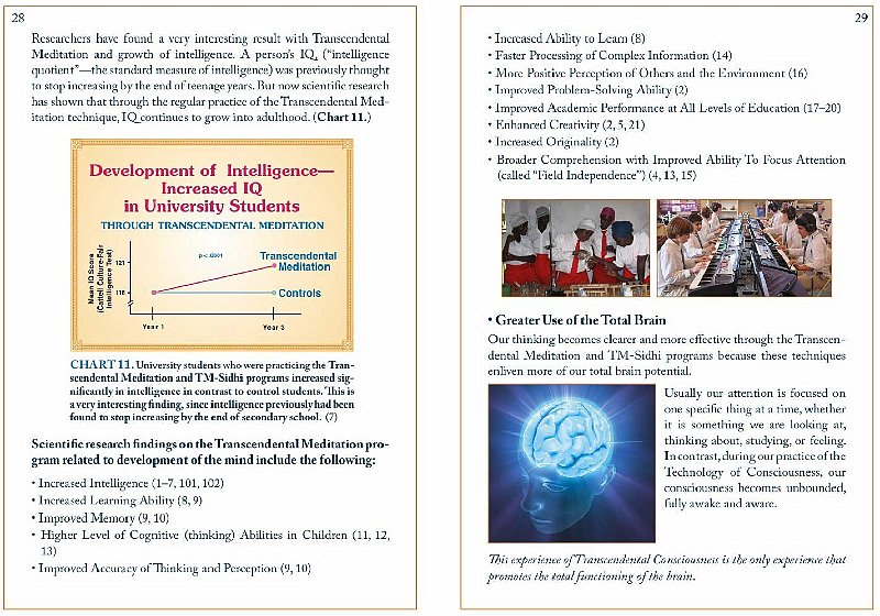 Slide15.jpg - 19 February 2011Intelligence grows even through adulthood with the regular practice of the technique, in contrast to previous understandings that intelligence stopped increasing by the end of teenage years. The experience of Transcendental Consciousness is the only experience that promotes total functioning of the brain.