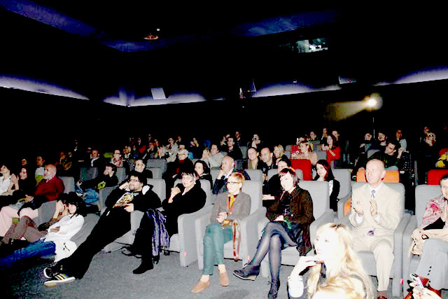 Slide-1.jpg - Practitioners of Transcendental Meditation in Bosnia/Herzegovina enjoyed a showing of the globally popular David Lynch Foundation movie Creativity, Meditation and Peace at a theatre in Sarajevo.