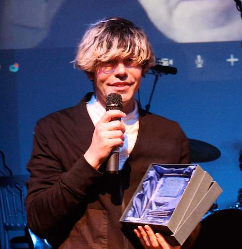 22-TIM-Burgess.jpg - Mr Burgess received the Peace Award from the David Lynch Foundation. The citation reads: 'The David Lynch Foundation honours Tim Burgess in appreciation of your profound contribution to spreading the light and joy in the world, transforming lives from within, and bringing peace and fulfilment to those in need. You made a world of difference!'