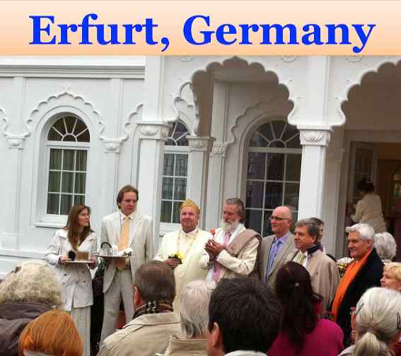 GermanyErfurt.jpg - Germany: National leaders inauguratee the new Maharishi Peace Palace in Erfurt during one of the many celebrations for Victory Day in Invincibility Centres all over the country.