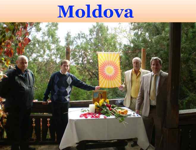Moldova.jpg - Moldova: The flag of the Gobal Country of World Peace iwas raised during the Victory Day celebration in Moldova, a neighbour to Rumania and Ukraine.