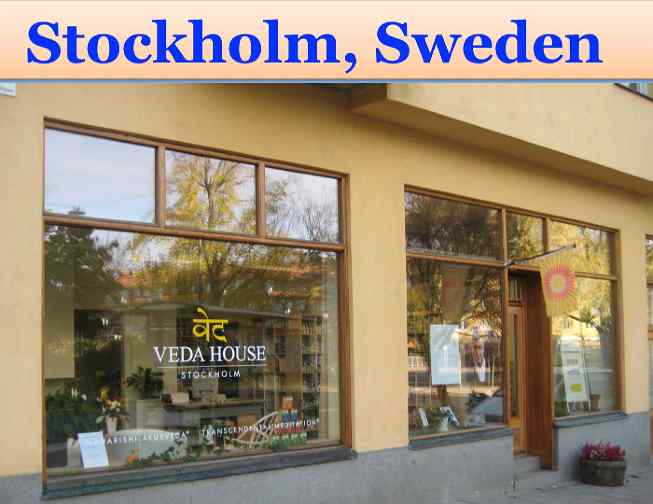 Stockholm.jpg - Sweden: The Flag of the Global Country of World Peace was raised at noon at Vedc House, the Maharishi Incincbility Centre in Stockholm.