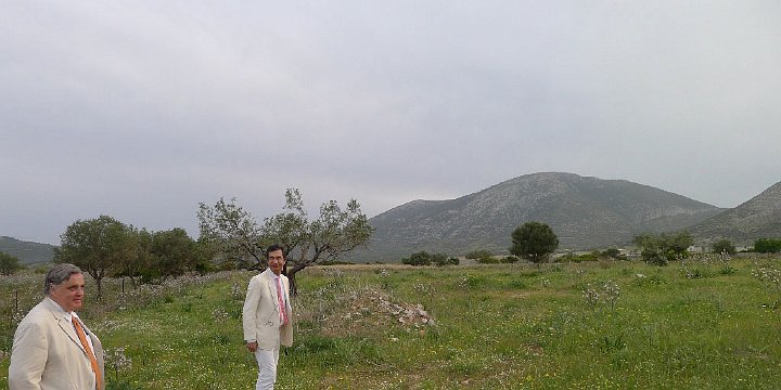 Greece-001-(8)s.jpg - The group visited a 1.2 hectare parcel of land purchased some years ago, located on the other side of the mountain from Athens.