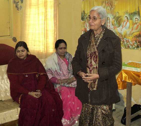India_18.jpg - 3 July 2012 reportMaharishi Nagar, Noida: On 12 January the Total Knowledge Based Health Foundation was inaugurated. The chief guest was Maharishi Ayurveda physician Dr Anand Kumari Sharma, from Khosala Hospital in Delhi India. Ladies appreciated her valuable lecture on Ayurveda in the daily routine.
