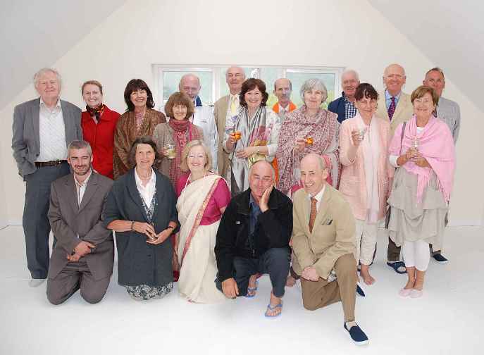 015Ire.jpg - 27 August 2014 At the inauguration ceremony a group photo was taken on the top floor of the new Maharishi Peace Palace, Ireland.