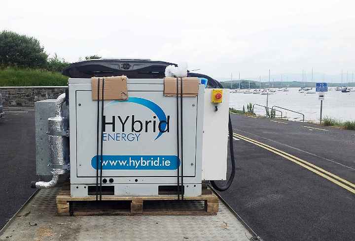 03Ire.jpg - 27 August 2014 A Hybrid portable energy unit was shipped for installation in Ireland?s Maharishi Island of World Peace, to offset prohibitive energy costs with a unit capable of using wind, solar, or biomass as available.
