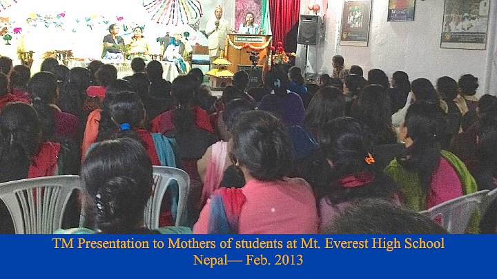 017.jpg - Mt Everest High School administrators have sent one of their teachers to a Transcendental Meditation Teacher-3Training Course. Additionally, a delegation from the school will attend an upcoming Consciousness-Based Education Leadership Training Course in Holland.