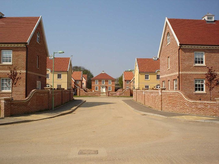 46-Rendlesham.jpg - A view of Maharishi Garden Village in Rendlesham, Suffolk?now expanding the number of homes.