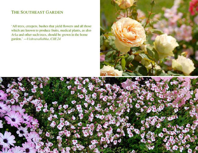 se.jpg - The Southeast Garden: Structures within the garden are proportionally perfect and complementary to the proportions and structures of the Maharishi Vastu building.
